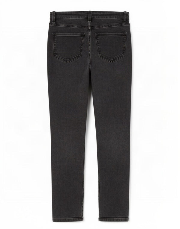 Marks & Spencer Dame The Lily Slim Jeans UK 12 Medium W27 L28 Sort