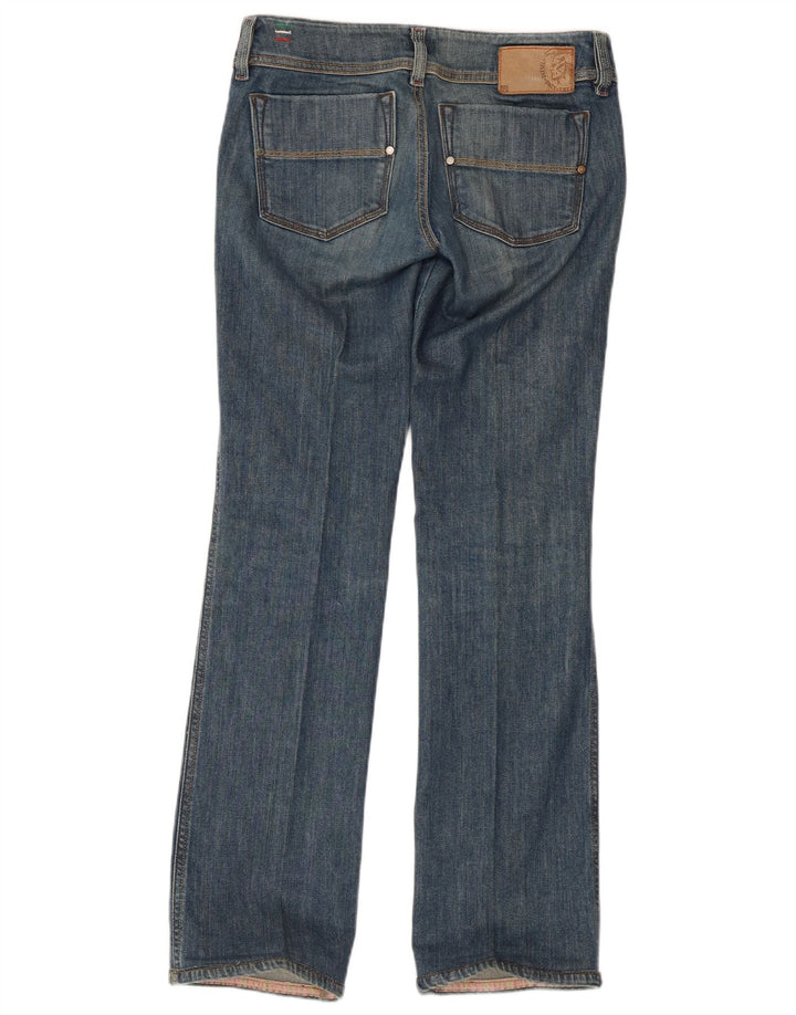 Diesel Dame Reckfly Bootcut Jeans W27 L32 Blå Bomuld