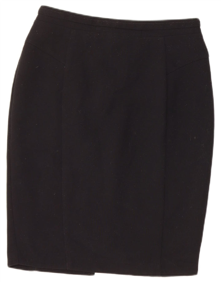Marks & Spencer Pencil Nederdel til kvinder UK 10 Small W28 Black Polyester