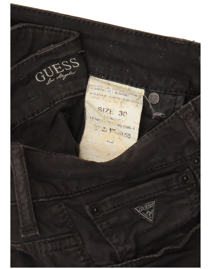 GUESS Skinny Jeans til mænd W30 L33 Sort bomuld