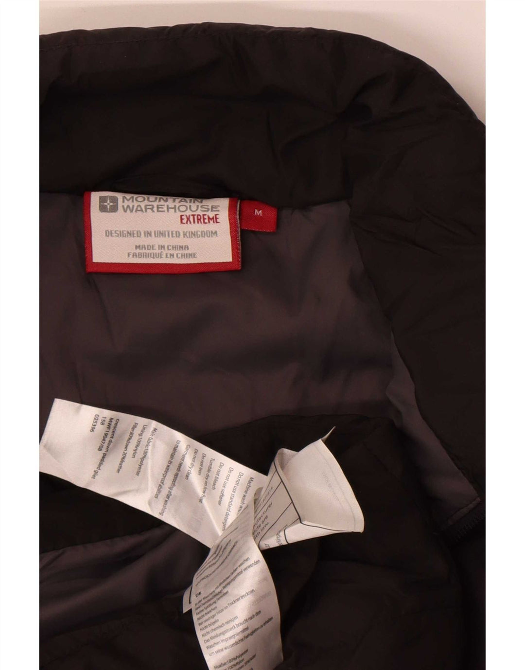 Mountain Warehouse Herre Polstret Gilet UK 38 Medium Sort Polyester