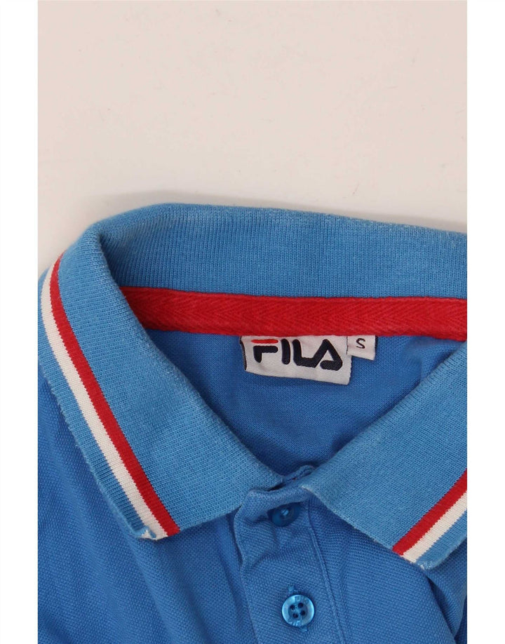 Fila Herre Polo Shirt Lille Blå Stribet
