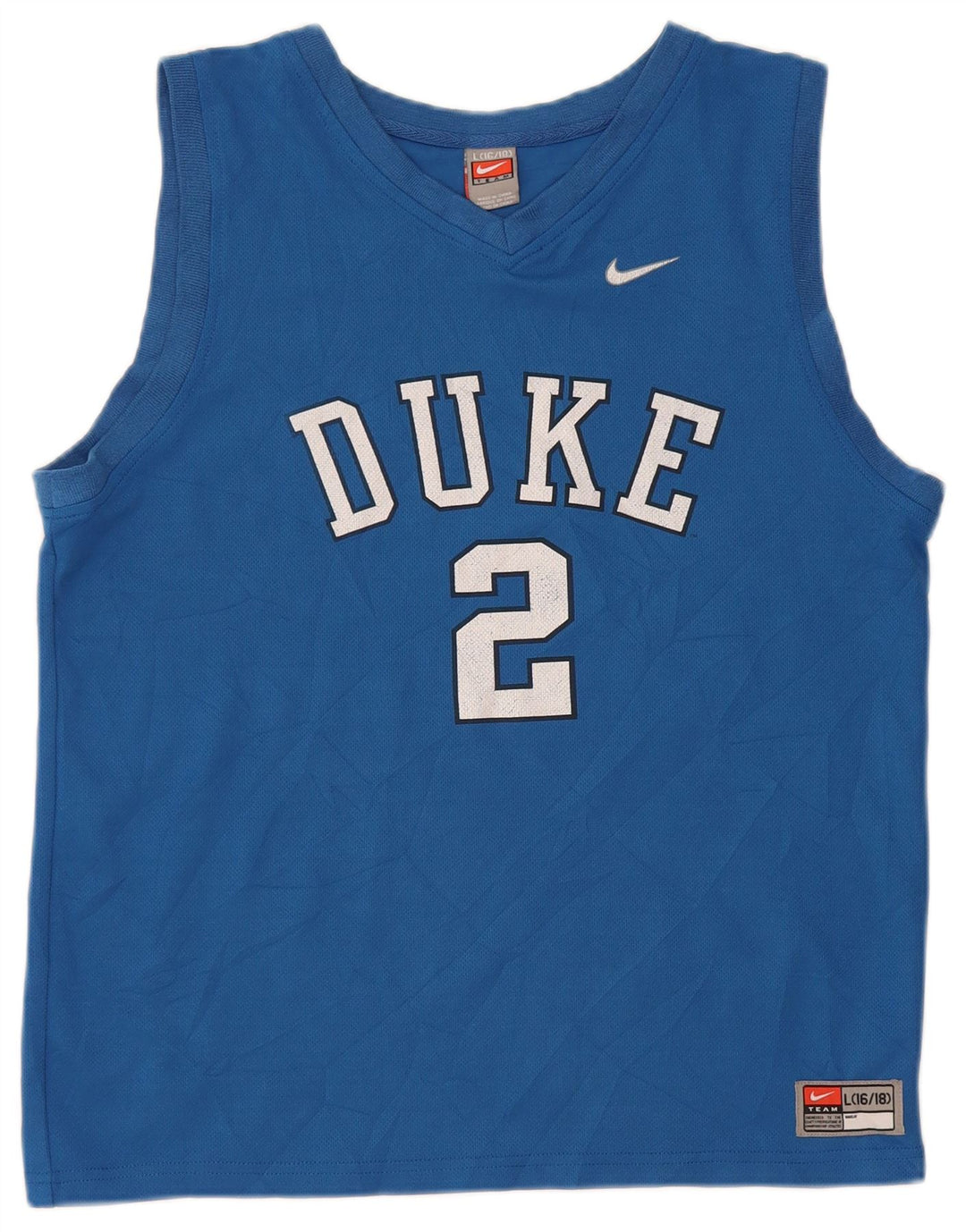 Nike drenge grafisk vest top 12-13 år stor blå polyester