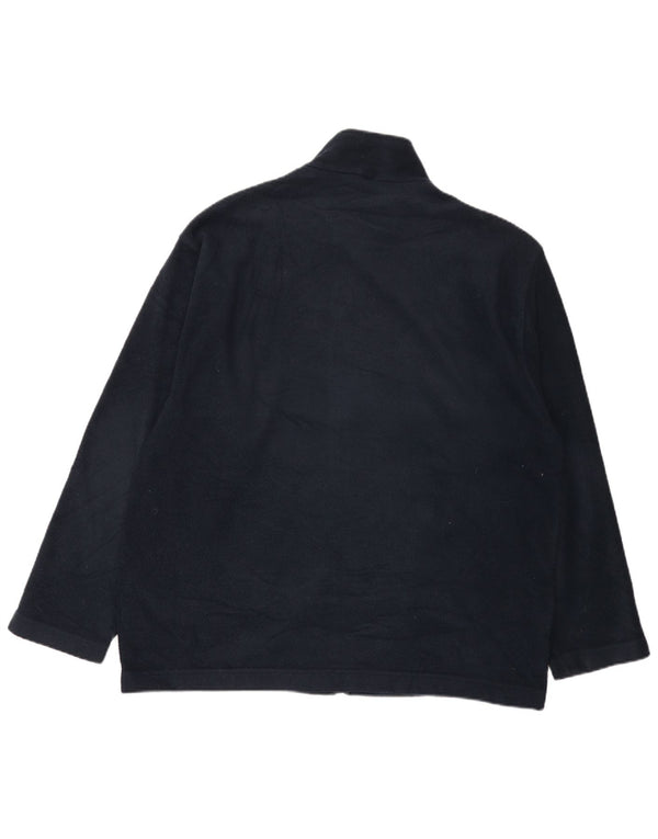 Marks & Spencer Herre Fleecejakke UK 44 XL Navy Blue Polyester