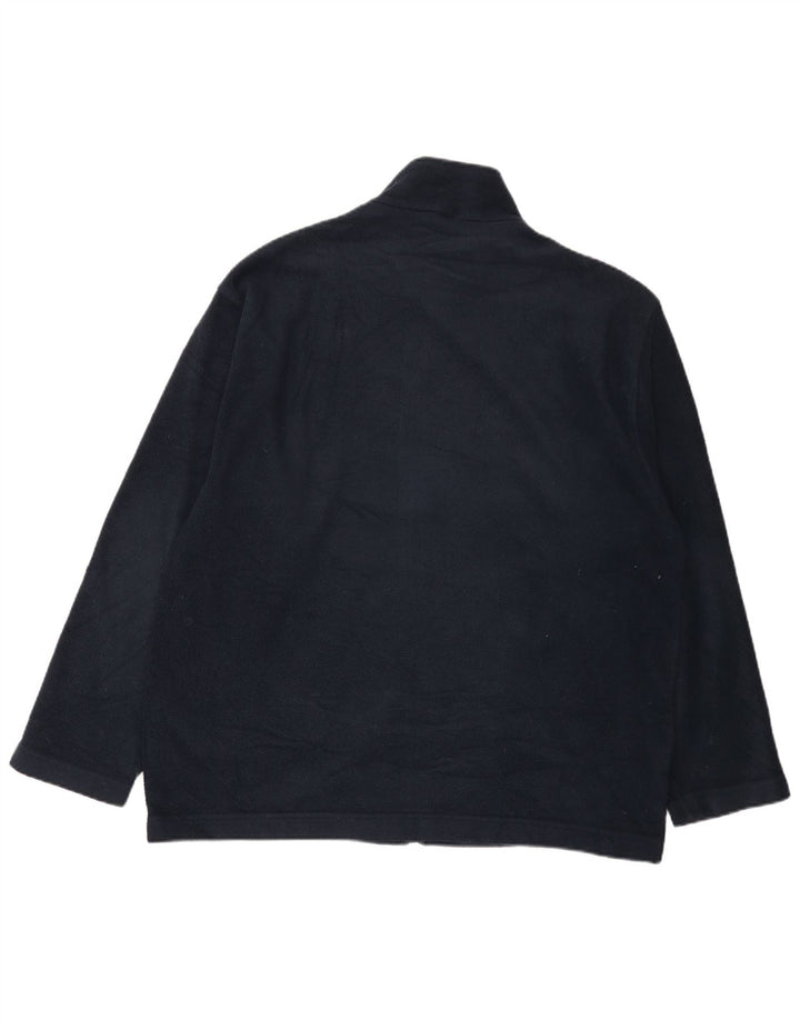 Marks & Spencer Herre Fleecejakke UK 44 XL Navy Blue Polyester