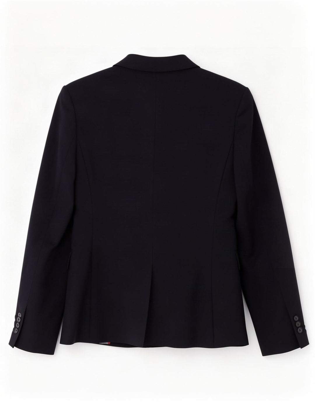 Zara Dame 1-knaps blazerjakke UK 6 XS Marineblå Uld