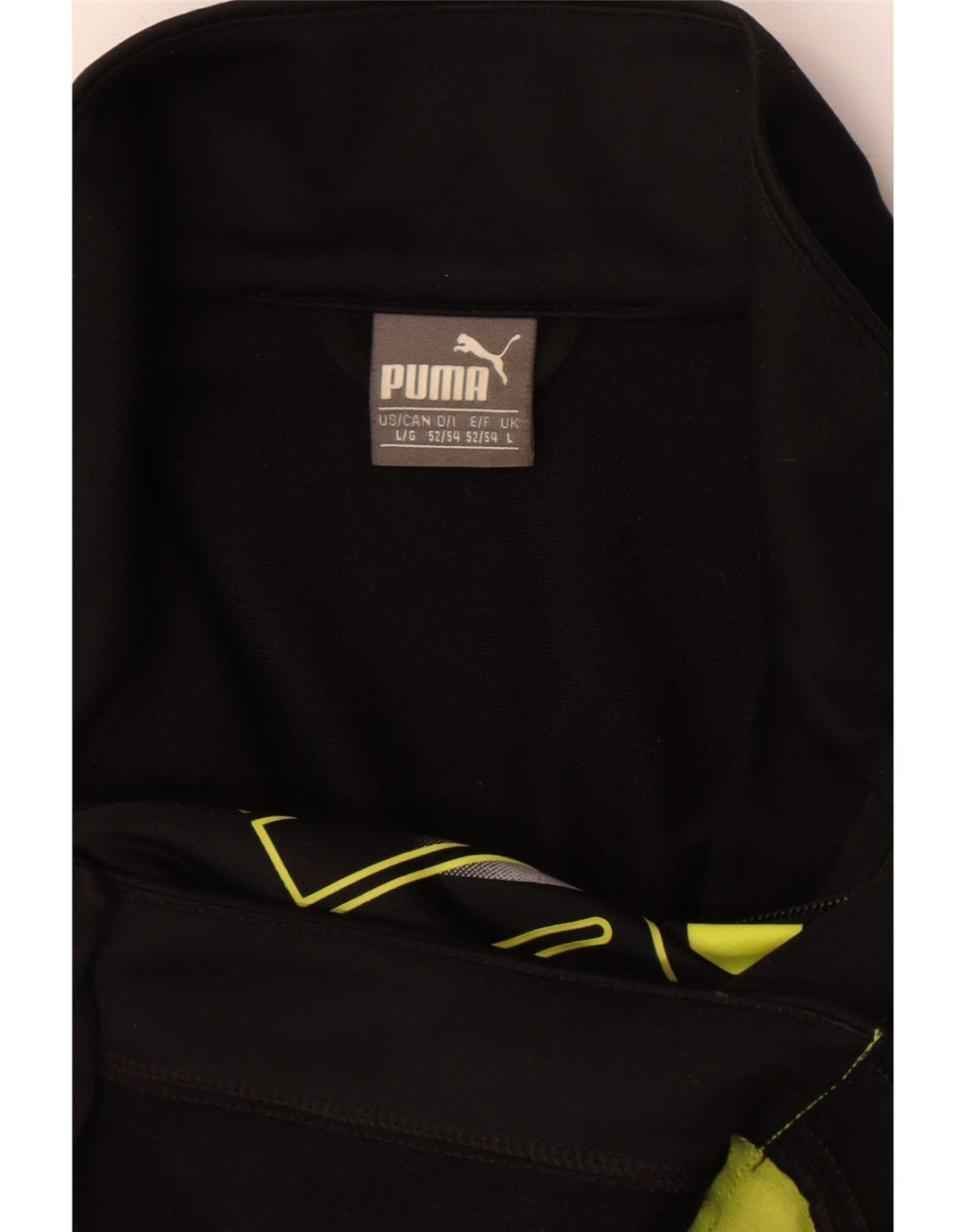 Puma Herre grafisk træningsdragt Topjakke Stor Sort Colourblock