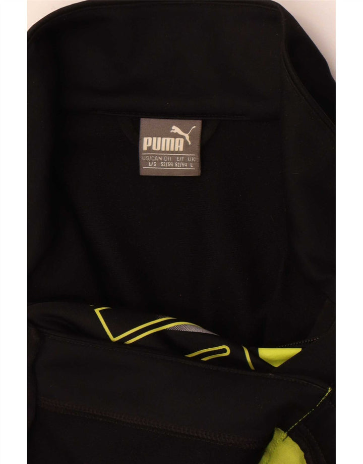 Puma Herre grafisk træningsdragt Topjakke Stor Sort Colourblock