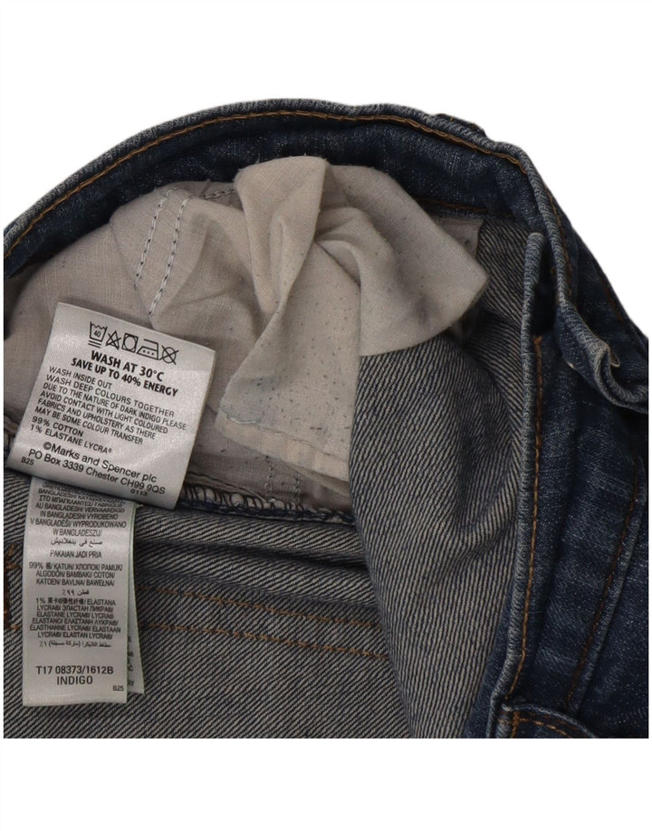 Marks & Spencer Herre Blue Harbor Straight Jeans W34 L29 Blå