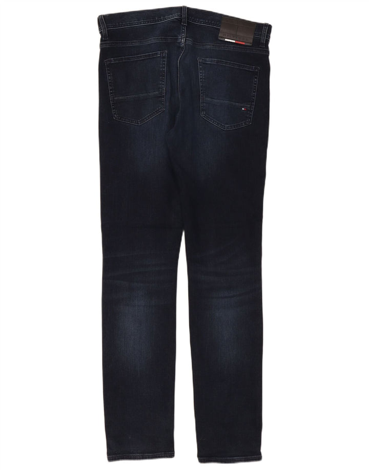 Tommy Hilfiger Herre Bleecker Slim Jeans W32 L32 Marineblå Bomuld