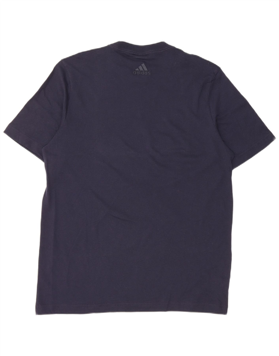 Adidas Herre grafisk T-shirt Top Medium Marineblå Bomuld