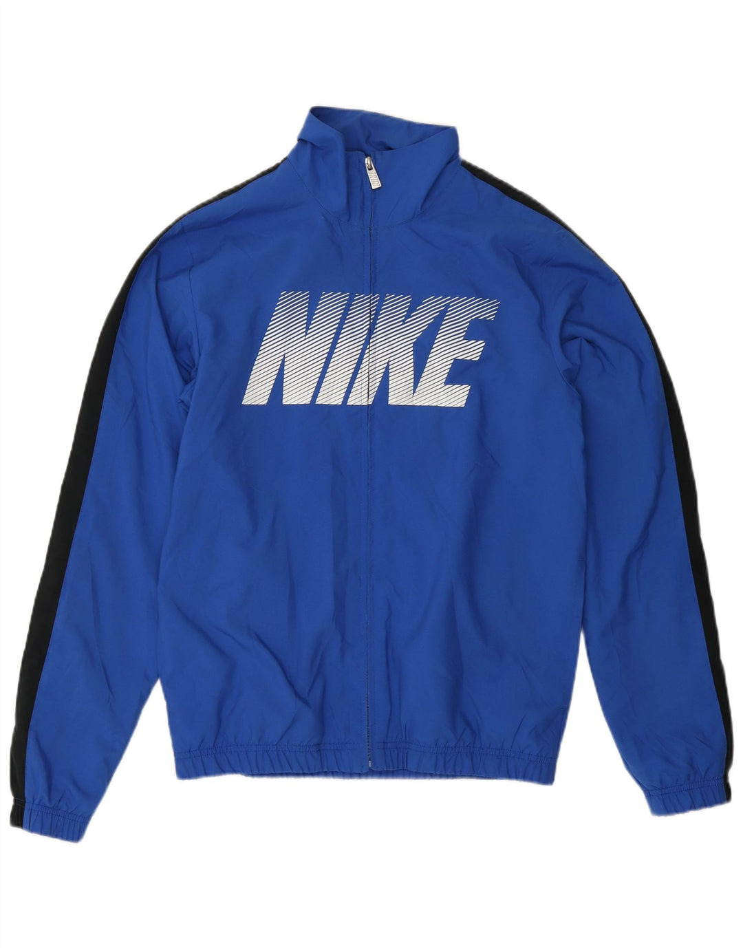 NIKE Grafisk træningsdragt topjakke til mænd, lille blå farveblok polyester