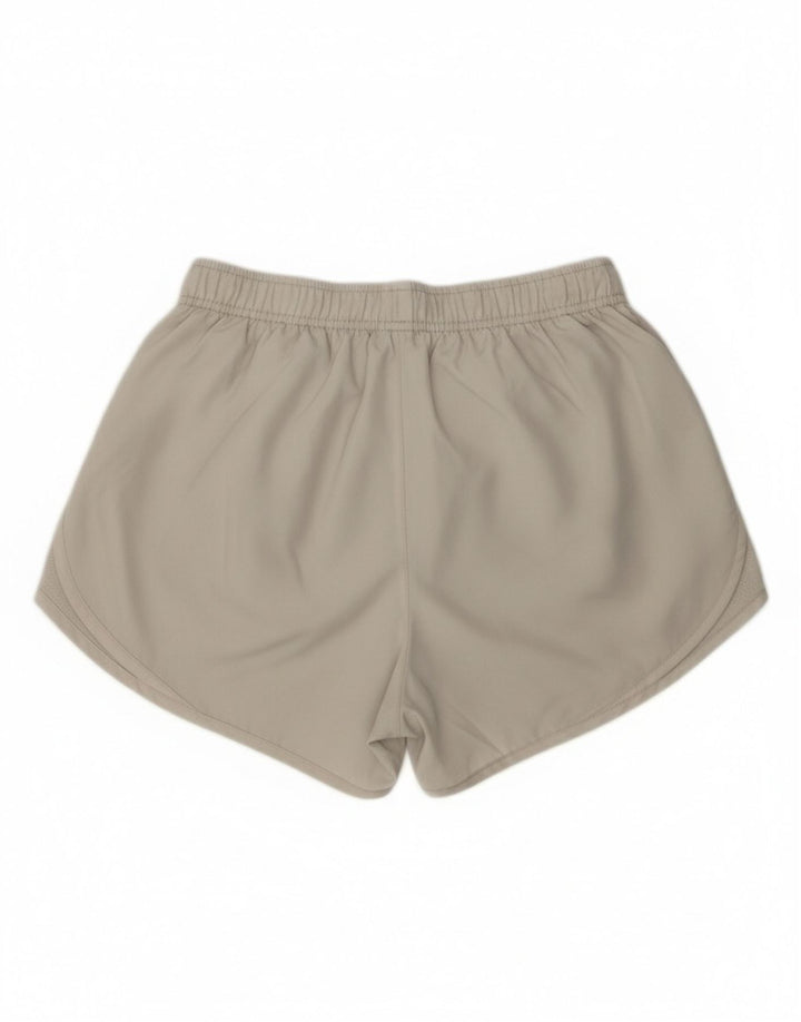 Nike Dame Dri Fit Sport Shorts UK 10 Small Grå