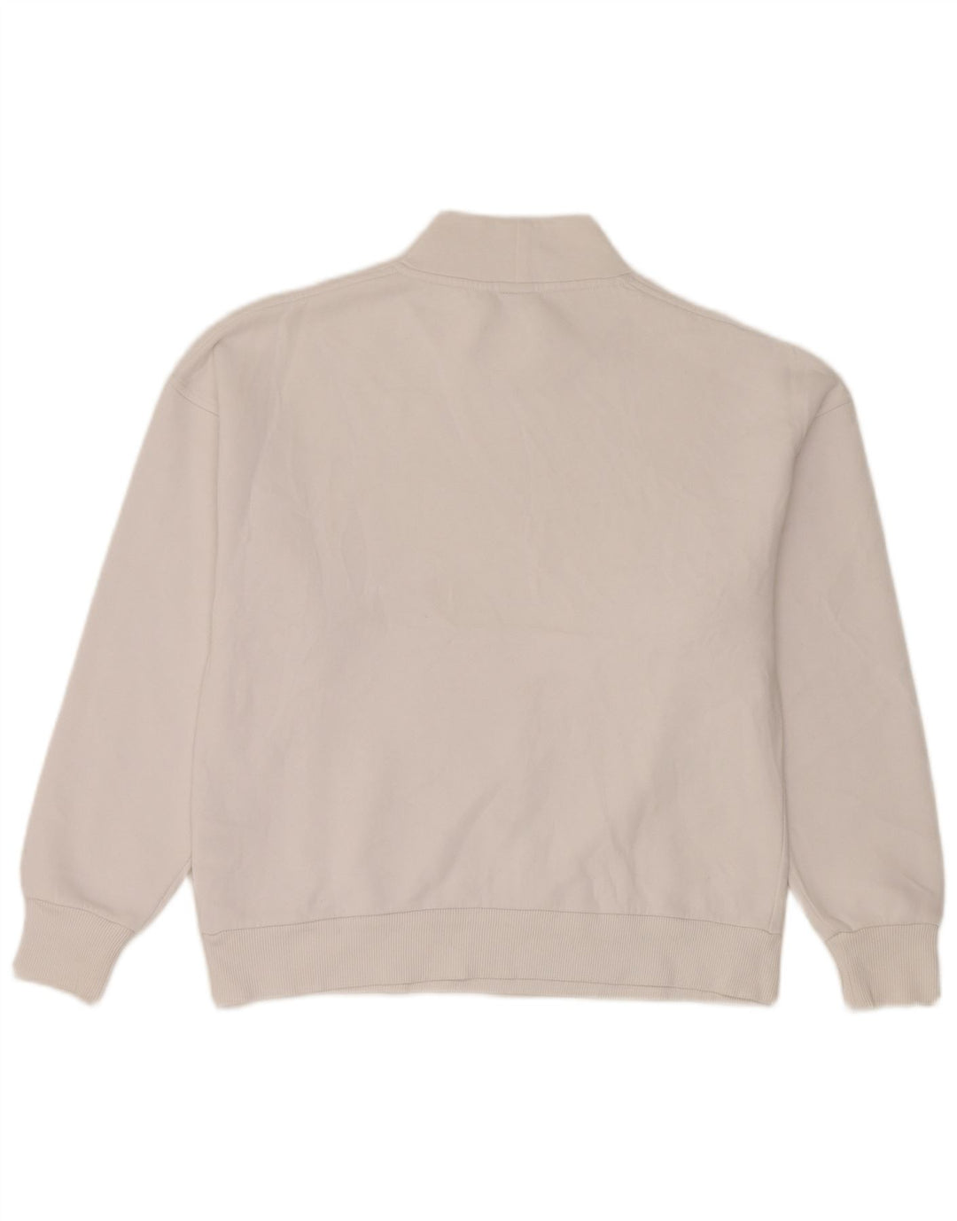 Colmar Womens Oversized Sweatshirt Jumper UK 10 Small White Bomuld