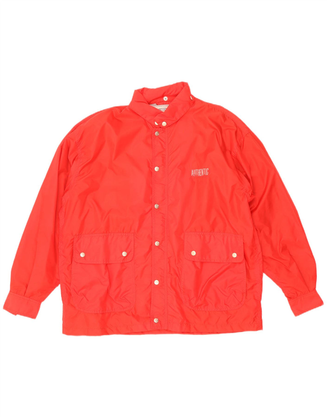 Wrangler Windbreaker-jakke med hætte til mænd UK 38 Medium Rød Polyamid