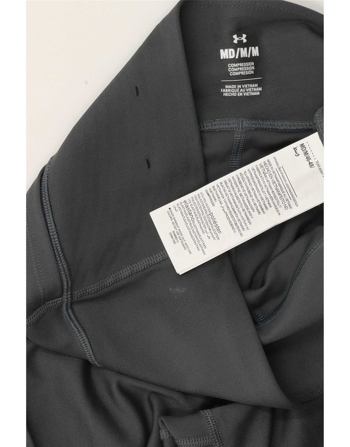 Under Armour Grafiske Leggings til kvinder UK 12 Medium Grey Polyester