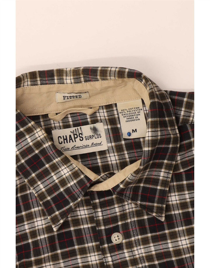 Chaps Herre Fitted Shirt Medium Flerfarvet ternet bomuld