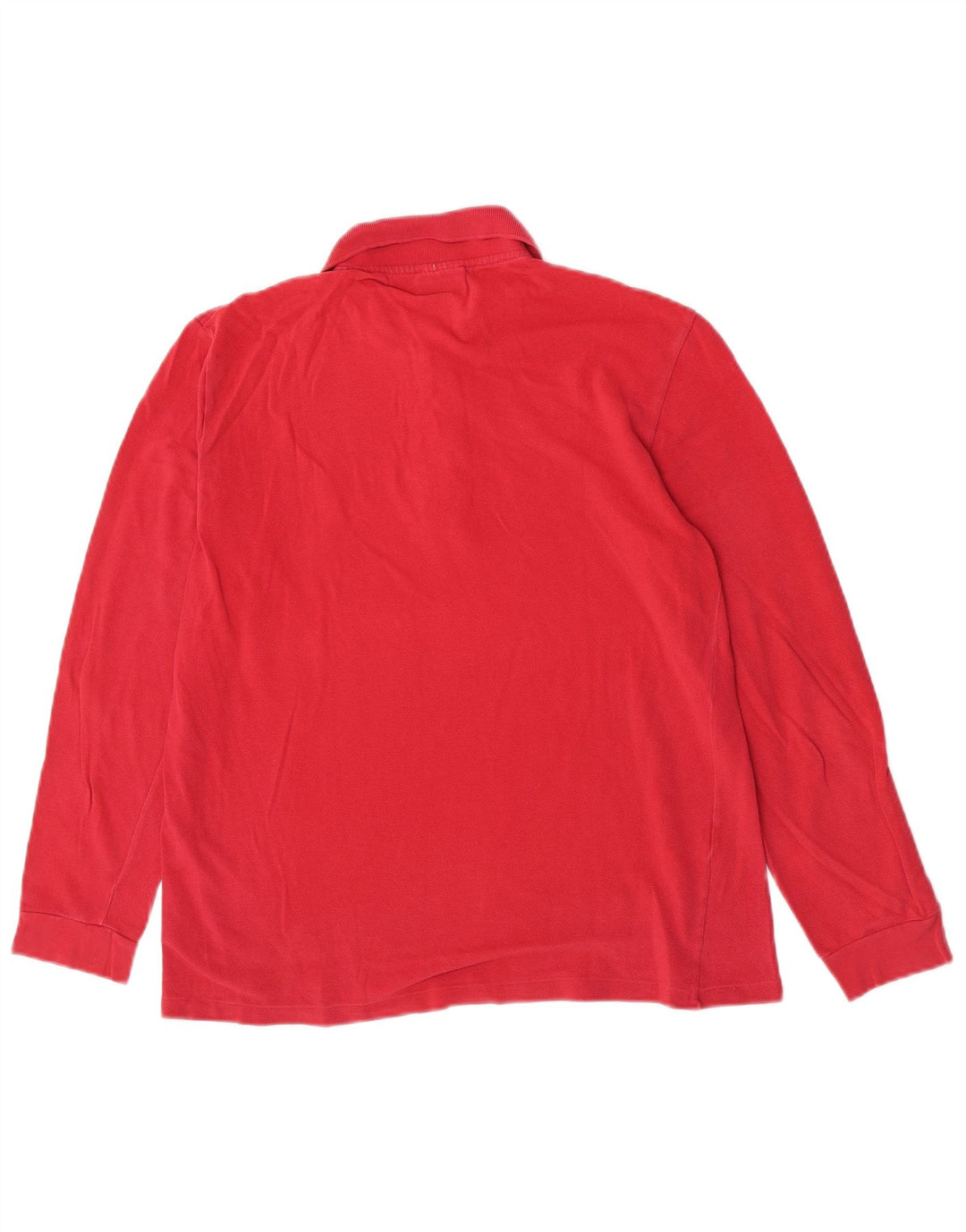 Lacoste Langærmet Polo Shirt til mænd Størrelse 4 Medium Rød Bomuld
