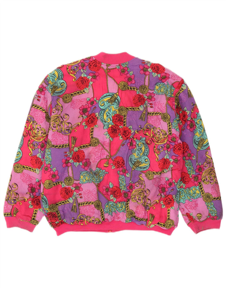 Marks & Spencer Girls St. Michael Bomber Jacket 13-14 år Pink Floral