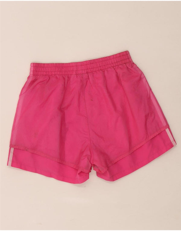 Adidas Sportsshorts til kvinder UK 12 Medium Pink Polyester