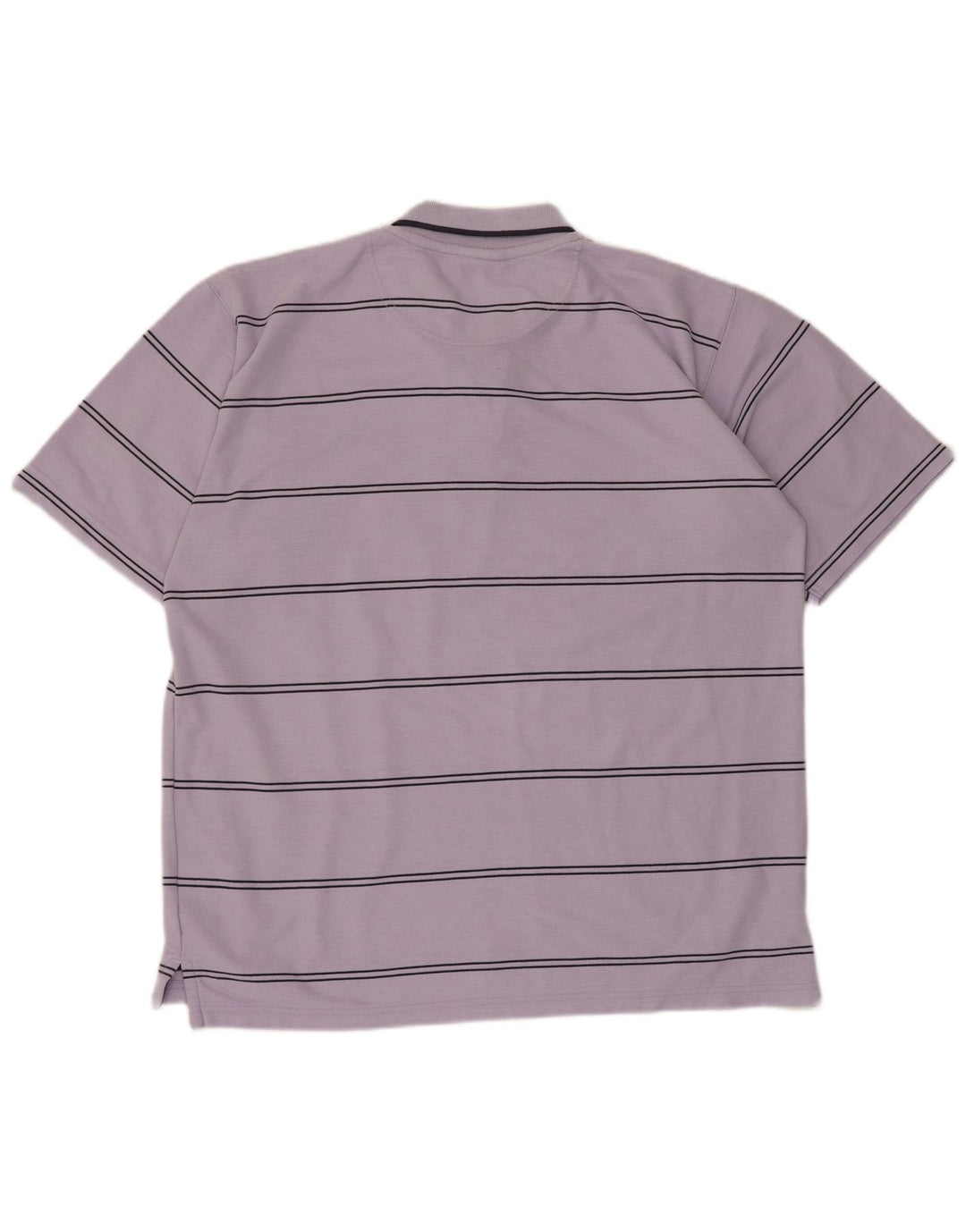 Umbro Herre Polo Shirt Stor Lilla Stribet Polyester