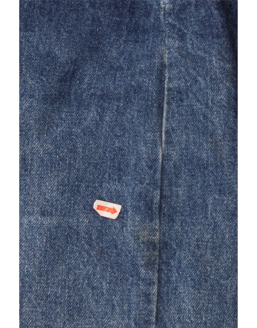 VINTAGE Piger High Rise denimnederdel 15-16 år W24 Blue Cotton