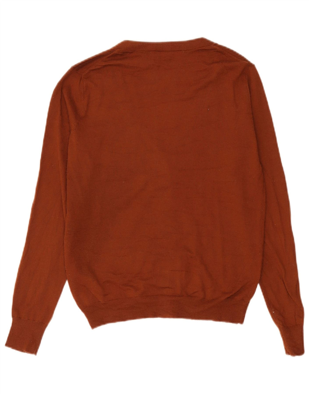 Zara Dame Cardigan Sweater UK 10 Lille Brun Akryl
