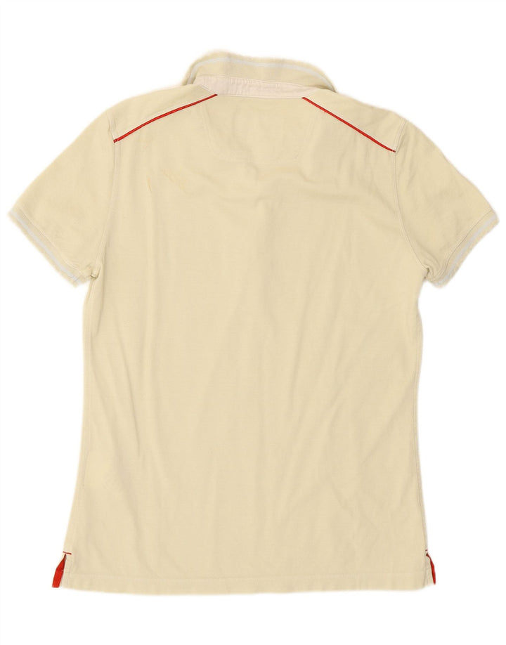Ferrari Dame Polo Shirt UK 12 Medium Gul Bomuld