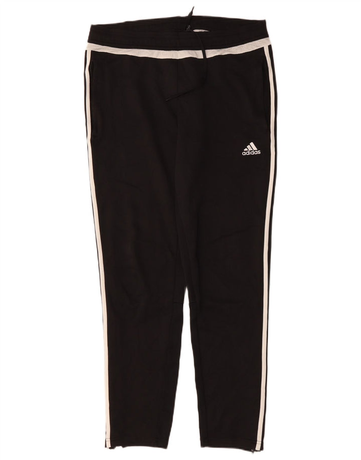 ADIDAS Climacool træningsdragtsbukser til kvinder UK 16/18 Stor sort polyester