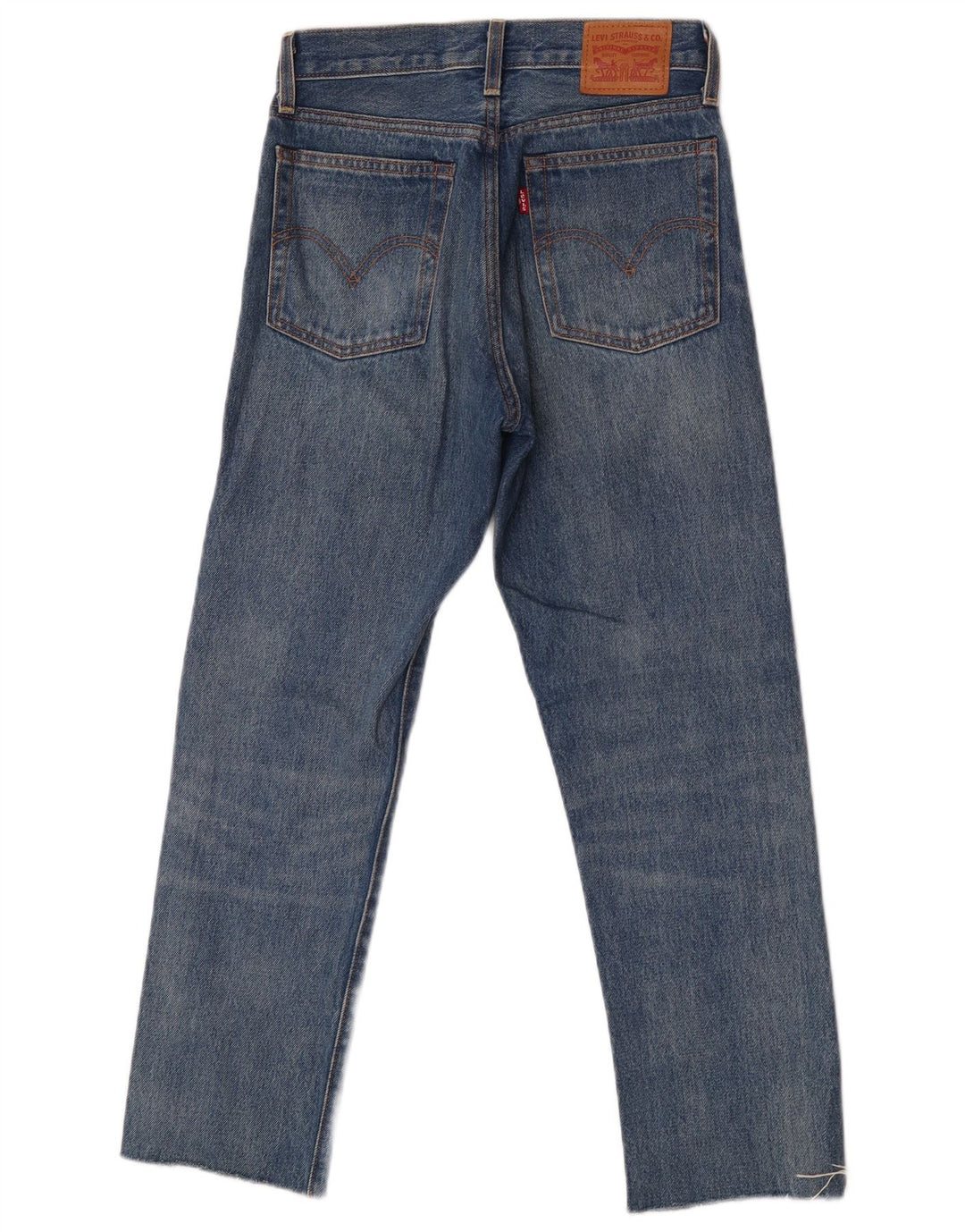 Levi's Dame Wedge Straight Jeans W24 L26 Blå Bomuld