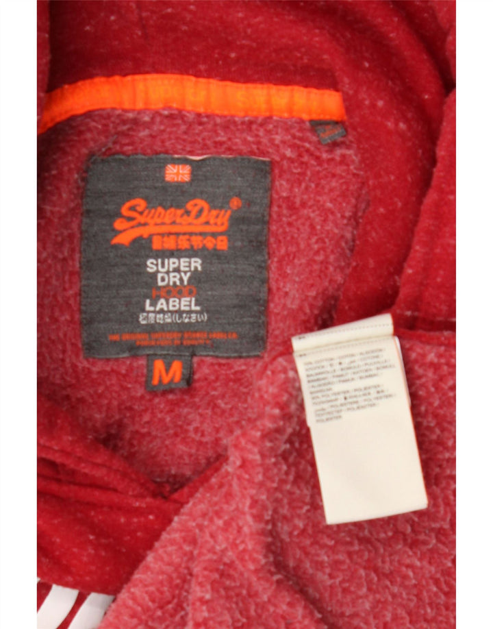 Superdry Grafisk hættetrøje til mænd Medium rød bomuld