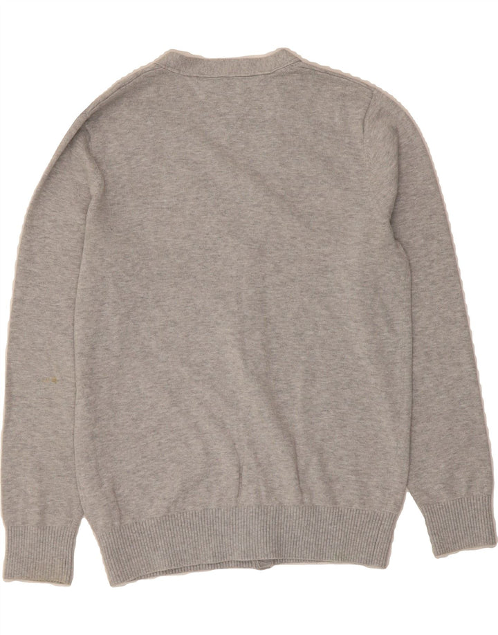 TOMMY HILFIGER Boys Cardigan Sweater 13-14 Years Grey Cotton Vintage Tommy Hilfiger and Second-Hand Tommy Hilfiger from Messina Hembry 