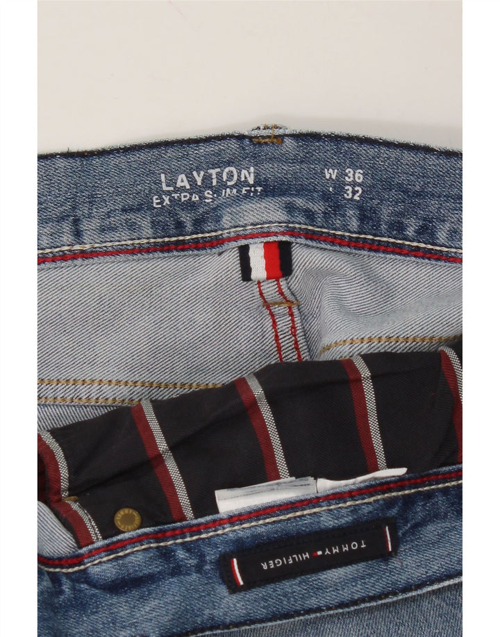 TOMMY HILFIGER Mens Layton Slim Jeans W36 L32 Blue Vintage Tommy Hilfiger and Second-Hand Tommy Hilfiger from Messina Hembry 