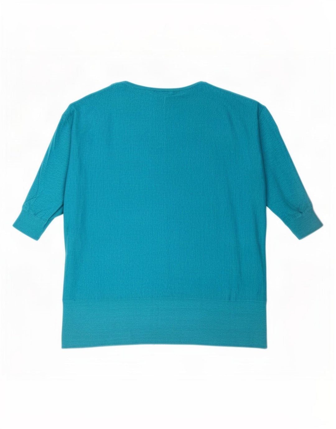 Phase Eight Dame 1/2-ærmet oversize bluse Top UK 14 Medium Blue Linen