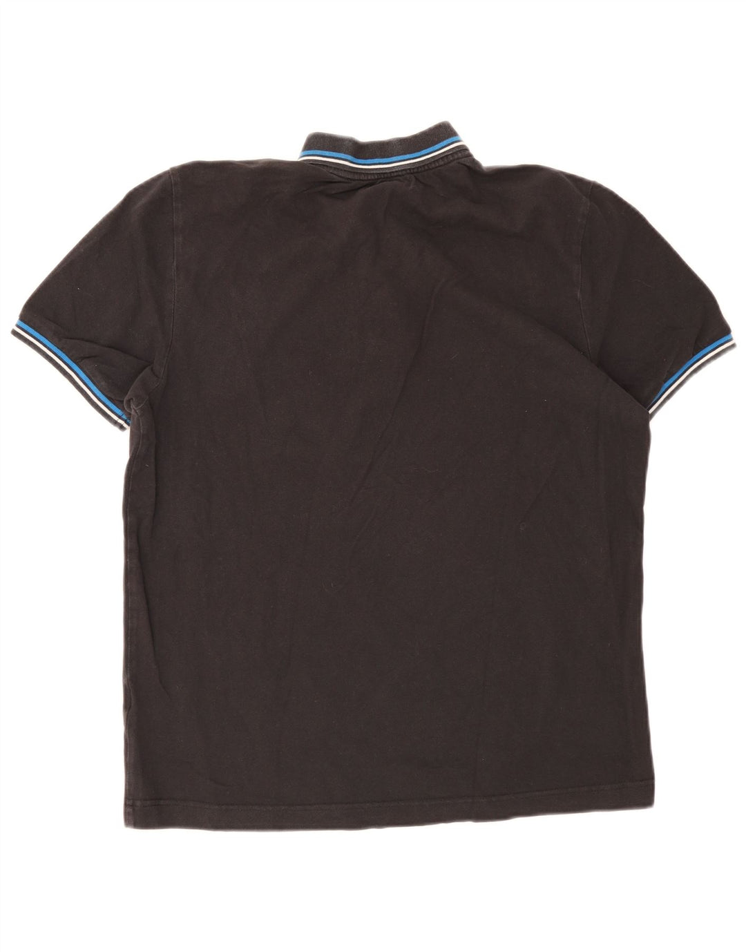 Kappa herre polo shirt stor sort stribet