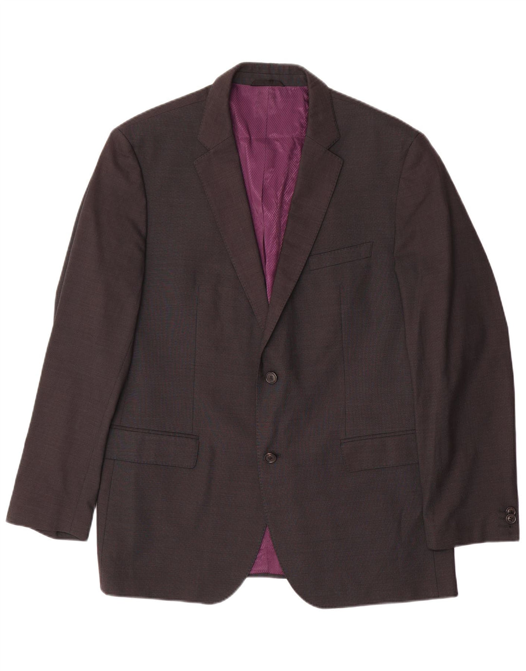 Hugo Boss Herre 2-knaps blazerjakke EU 54 2XL Grå Uld