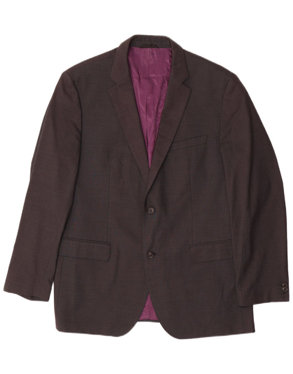 Hugo Boss Herre 2-knaps blazerjakke EU 54 2XL Grå Uld
