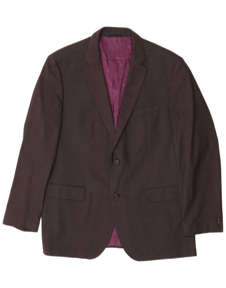 Hugo Boss Herre 2-knaps blazerjakke EU 54 2XL Grå Uld