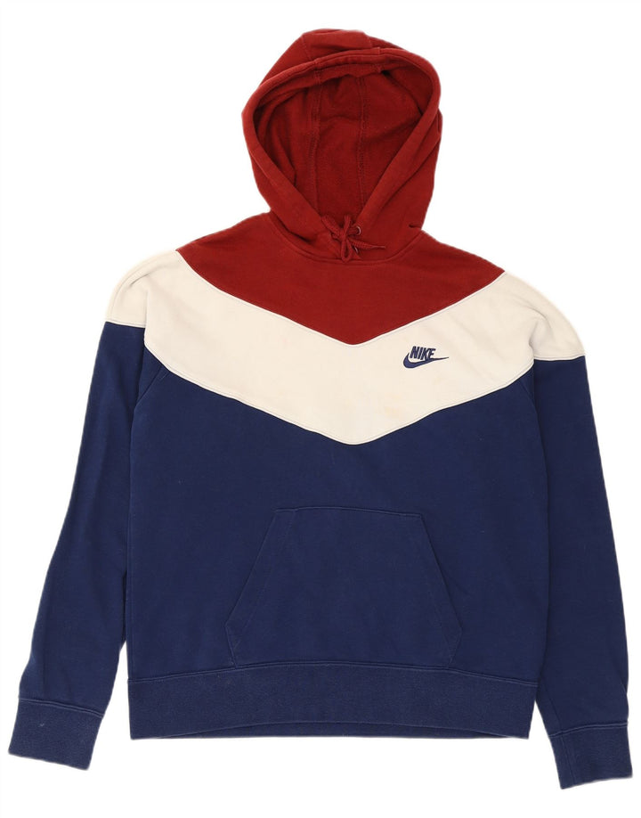 Nike oversize hættetrøje til kvinder DK 10 Lille flerfarvet farveblok