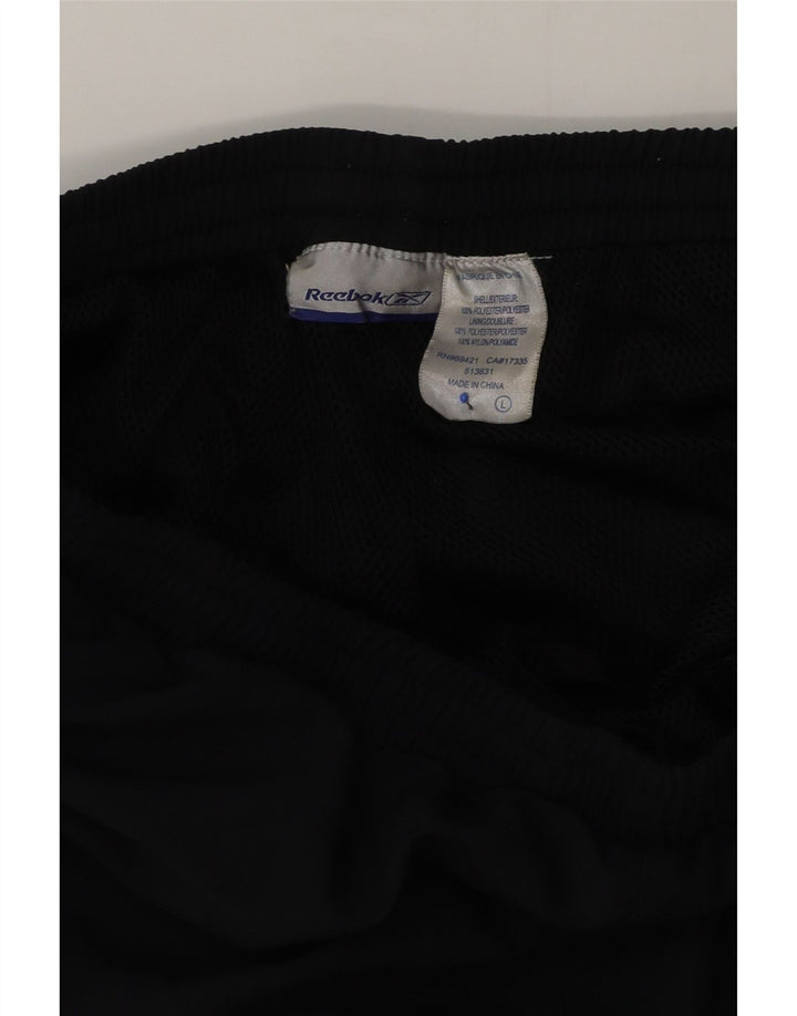 Reebok Træningsdragt bukser til mænd Large Black Colourblock Polyester