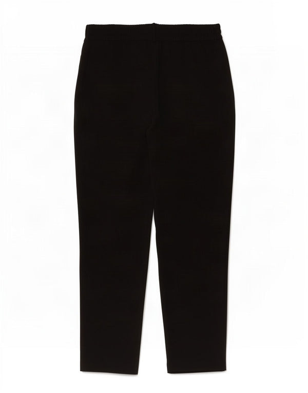 Zara Womens High Waist Cropped Trousers Small W28 L25 Black Polyester