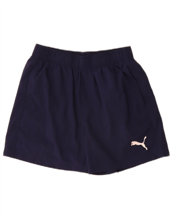 Puma Herre Sportshorts Medium Marineblå Polyester