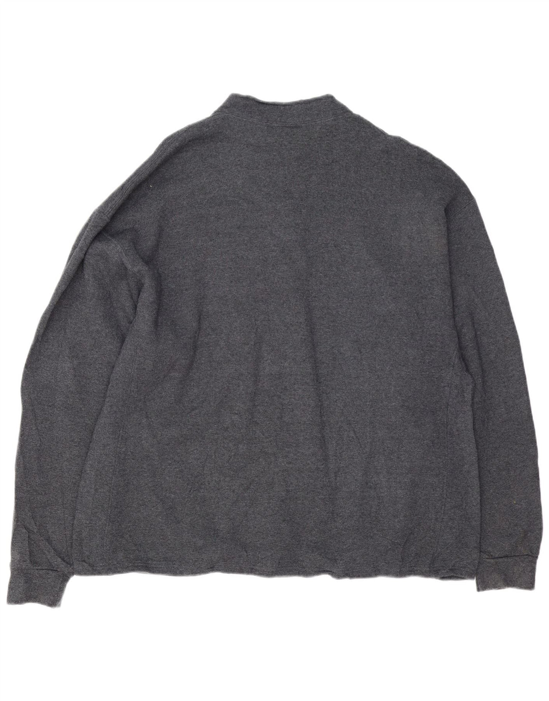 RUSSELL ATHLETIC Herre grafisk sweatshirt med lynlåshals 2XL grå bomuld