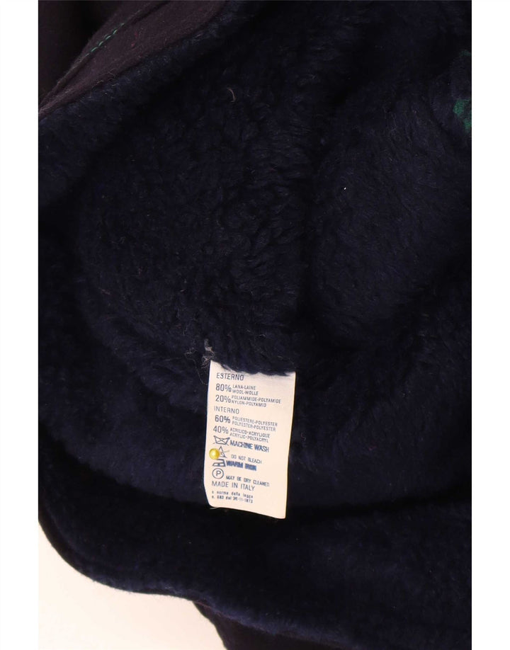 POP 84 dame 3/4 ærmet oversized utility jakke EU 36 Small Navy Blue