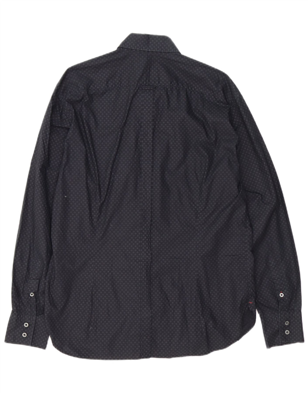 Paul Smith Herre Classic Fit skjorte XL sort plettet bomuld