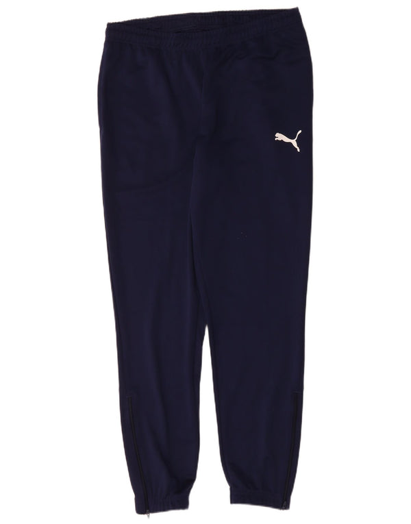 PUMA Træningsdragt bukser til mænd Joggers Large Navy Blue Polyester