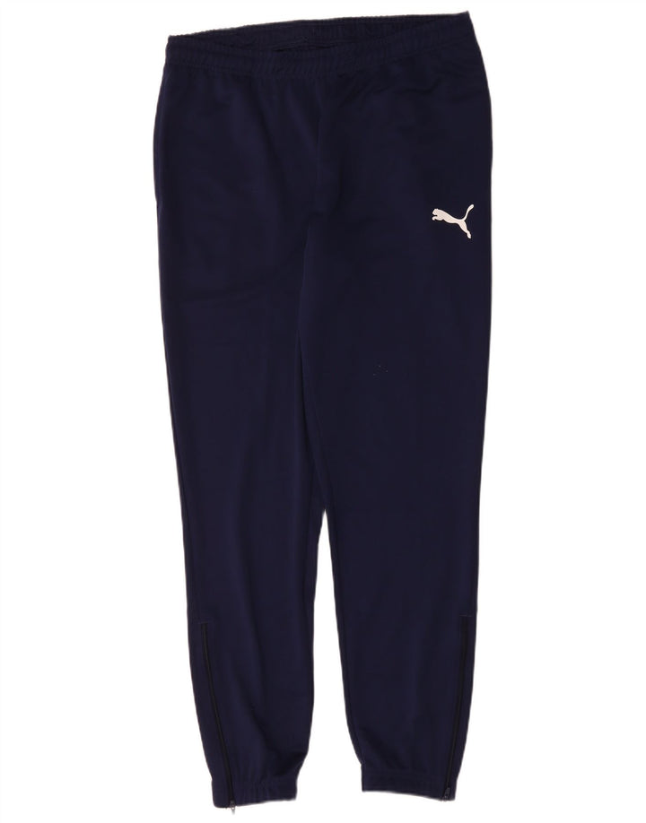 PUMA Træningsdragt bukser til mænd Joggers Large Navy Blue Polyester