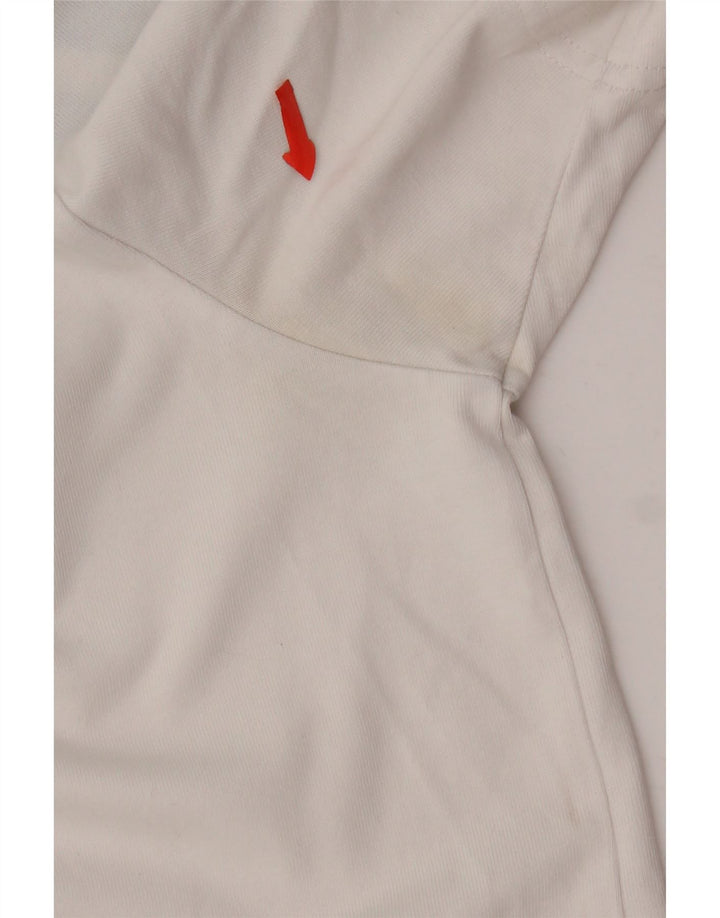 Adidas Herre T-Shirt Top Medium Hvid Bomuld