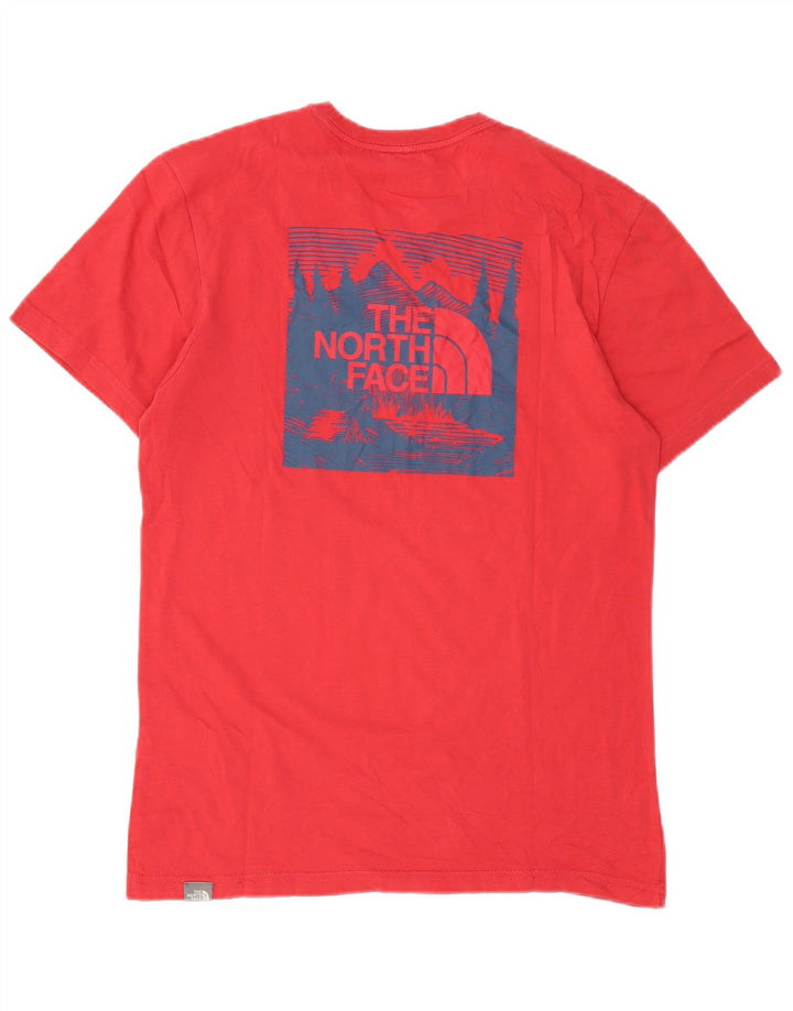 The North Face Herre Grafisk T-Shirt Top Lille Rød Bomuld