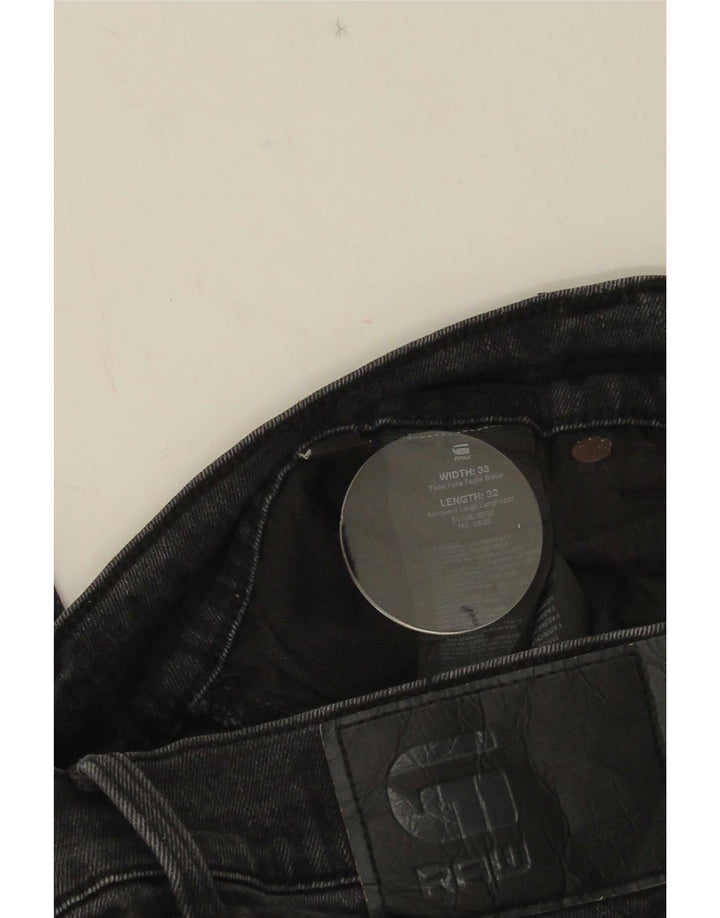 G-Star Slim Jeans til mænd W33 L32 Sort